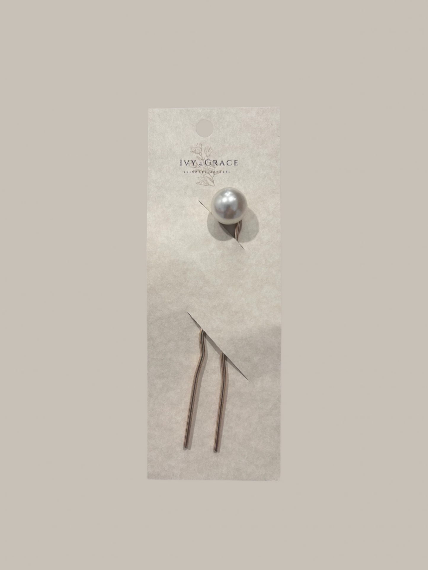 Small Pearl Hair Pin boutique style from Ivy & Grace womens boutique