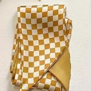 Brown Checker Scarf boutique style from Ivy & Grace womens boutique