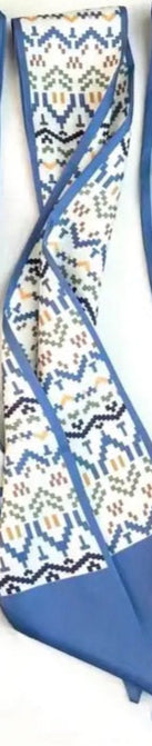 Tribal Blue Scarf boutique style from Ivy & Grace womens boutique