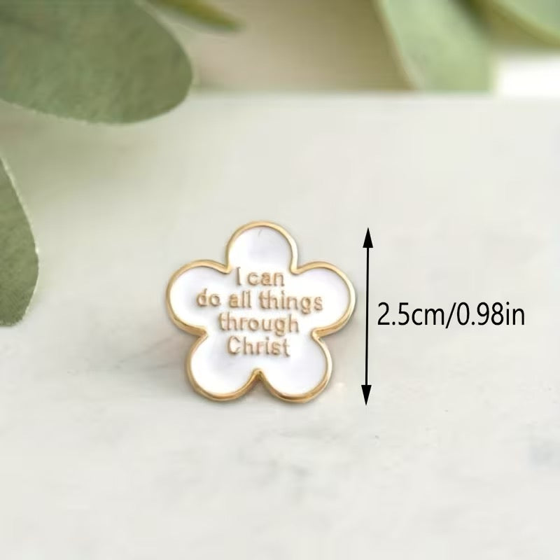 I can do all things through Christ Enamel Pin