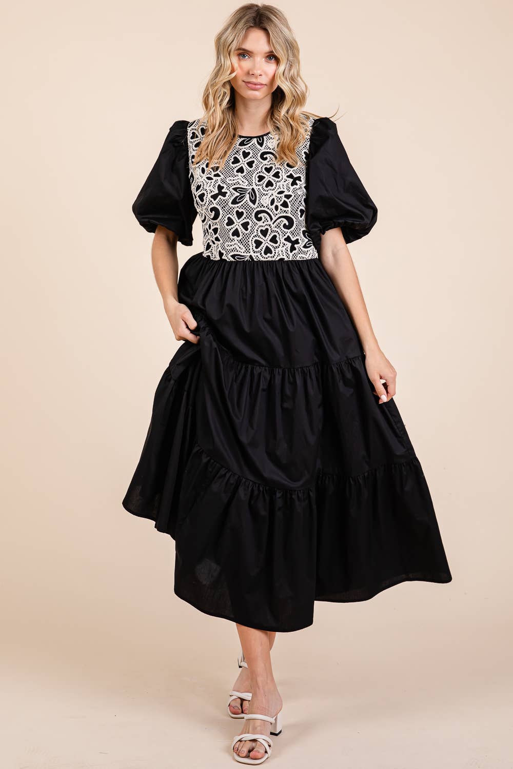 Embroidery Lace boutique style from Ivy & Grace womens boutique