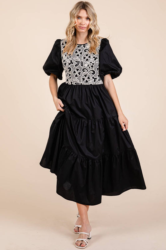 Embroidery Lace boutique style from Ivy & Grace womens boutique