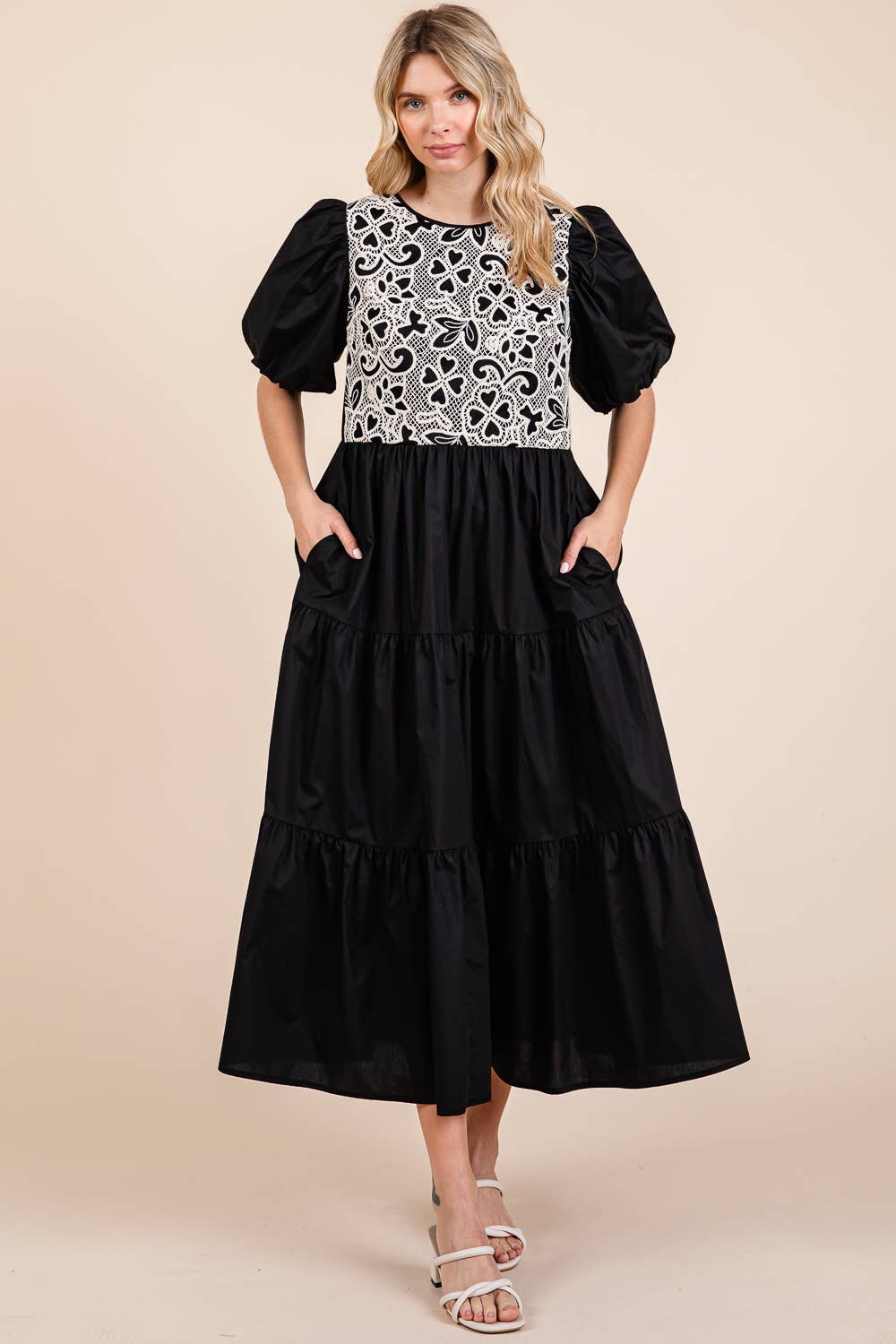 Embroidery Lace boutique style from Ivy & Grace womens boutique