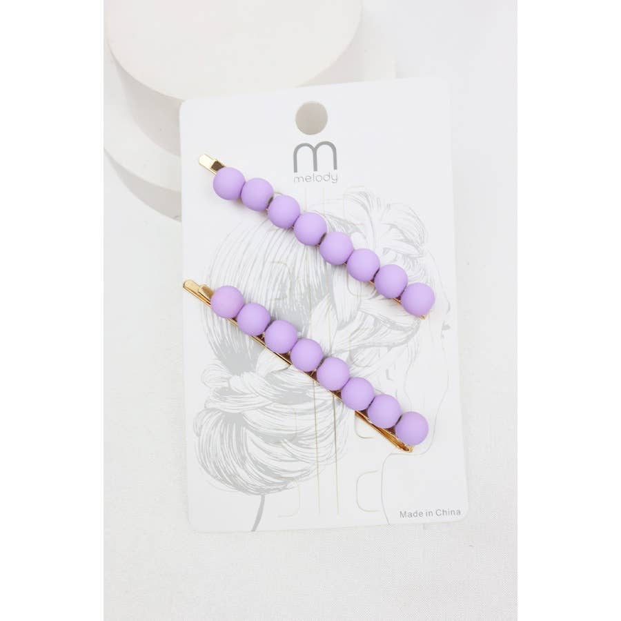 Matte Beaded Bobby Clips boutique style from Ivy & Grace womens boutique