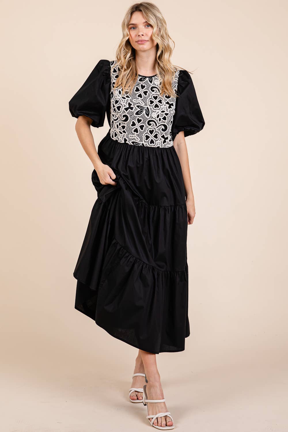 Embroidery Lace boutique style from Ivy & Grace womens boutique