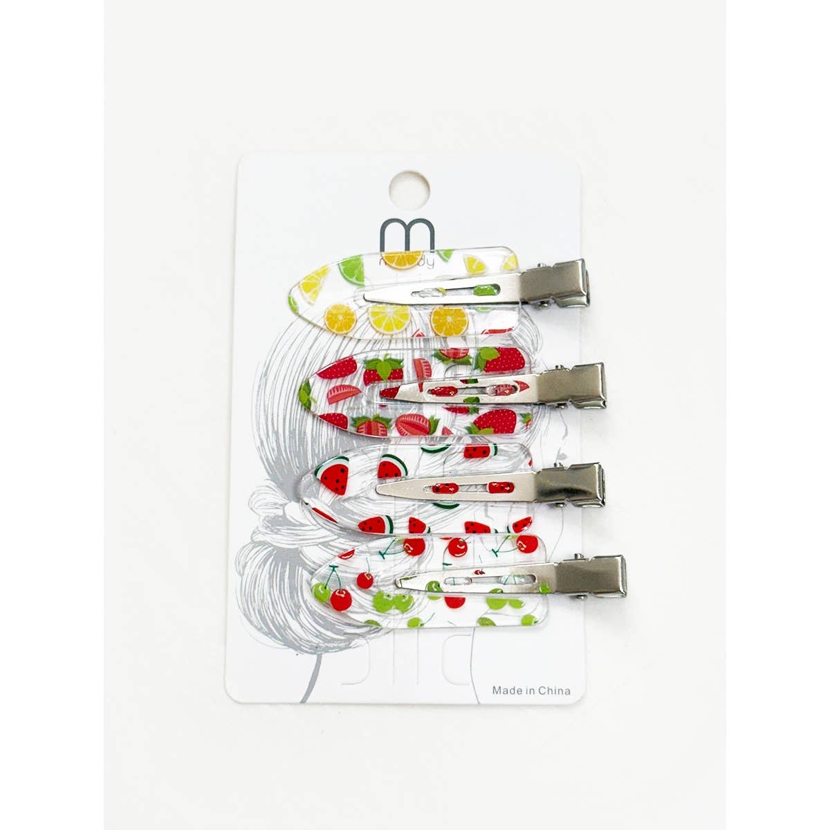 Fruit Print Styling Duck Bill Clips for Styling boutique style from Ivy & Grace womens boutique