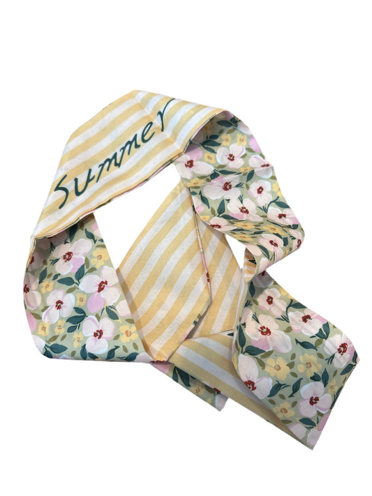 Yellow Floral Scarf boutique style from Ivy & Grace womens boutique