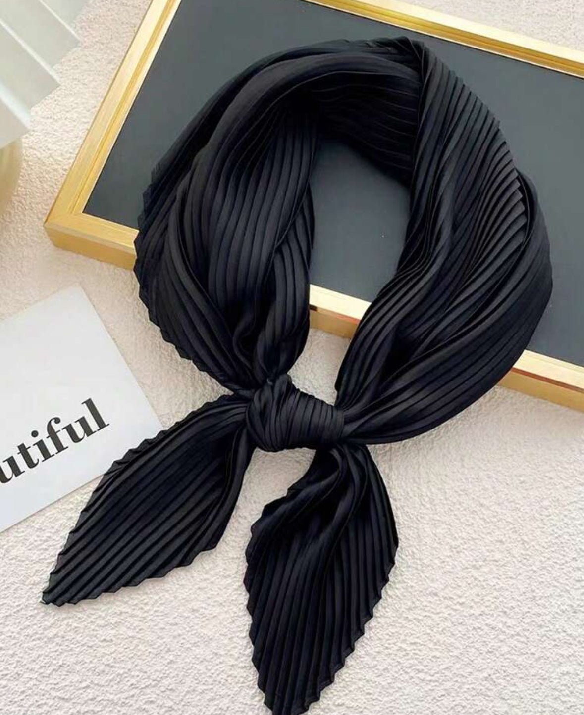 Pleated Scarf boutique style from Ivy & Grace womens boutique