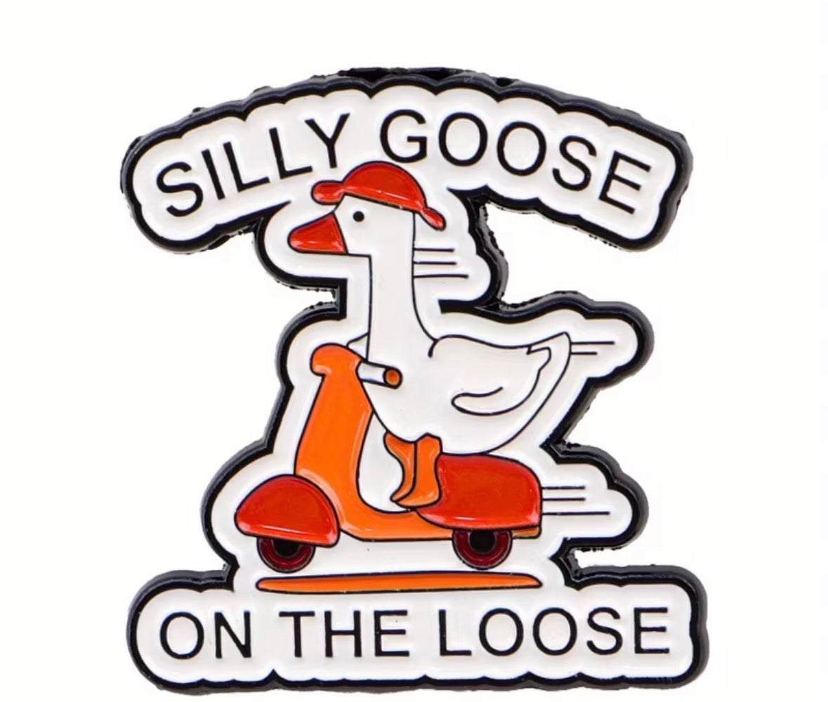 Goose Enamel Pin