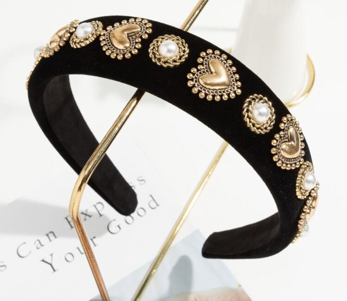 Heart Headband boutique style from Ivy & Grace womens boutique