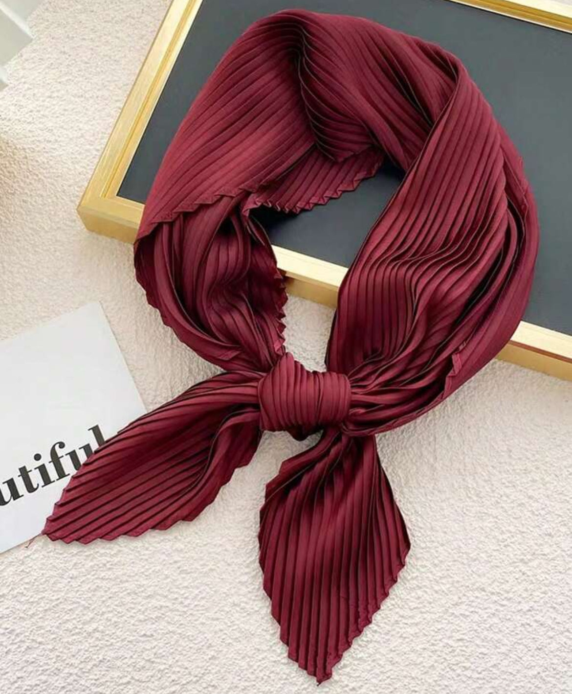 Pleated Scarf boutique style from Ivy & Grace womens boutique