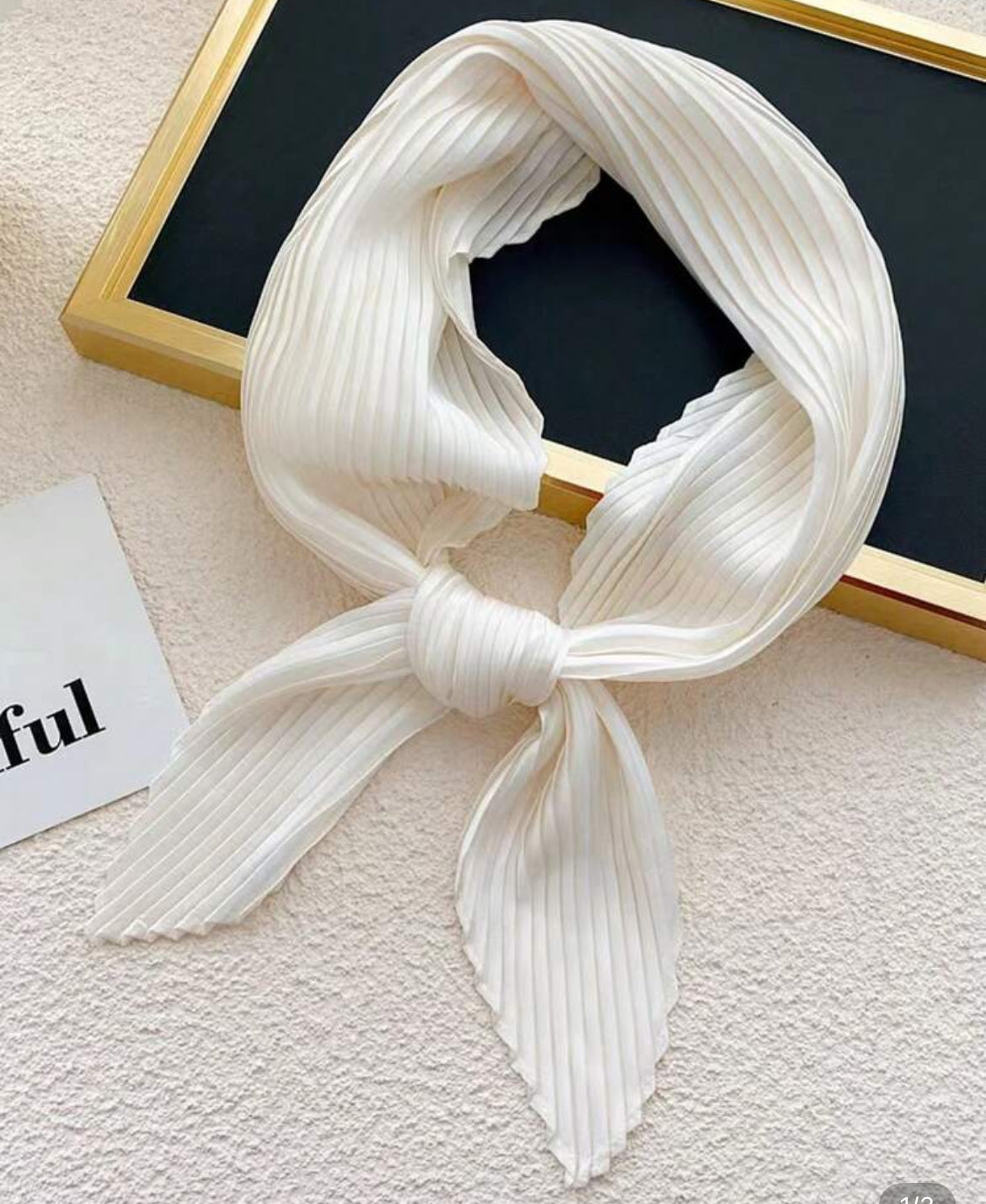 Pleated Scarf boutique style from Ivy & Grace womens boutique