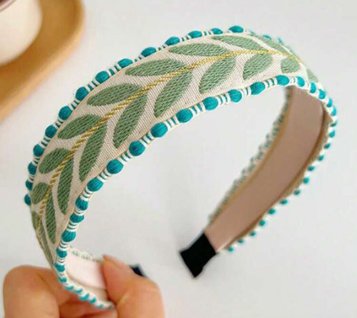 Boho Leaf Headband boutique style from Ivy & Grace womens boutique