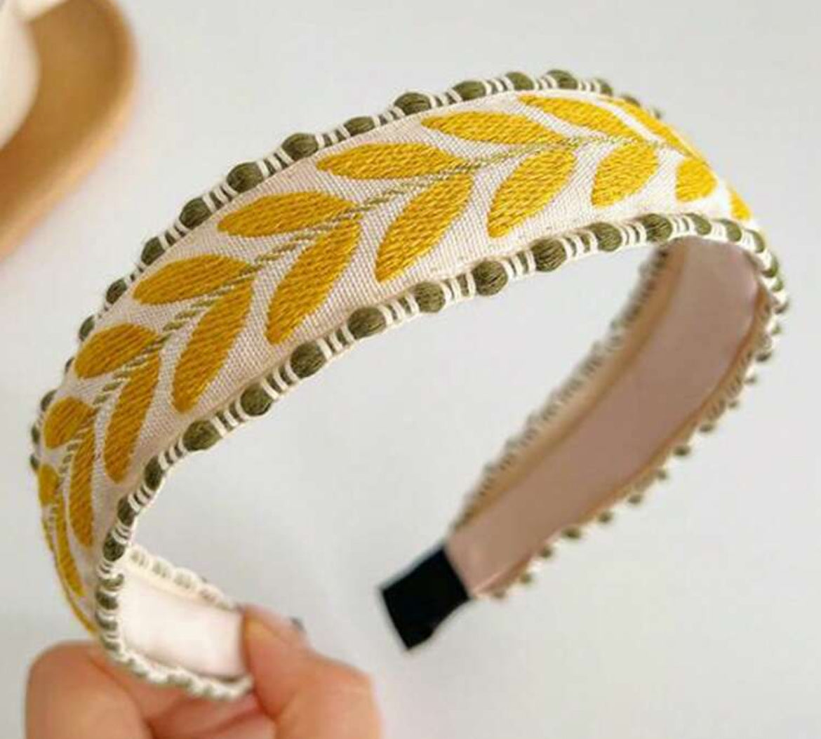 Boho Leaf Headband boutique style from Ivy & Grace womens boutique