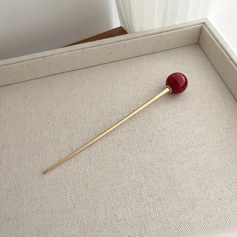 Round Ball Hair Pin boutique style from Ivy & Grace womens boutique