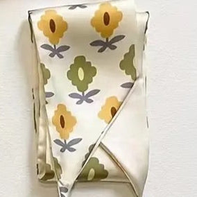 Yellow and Green Floral Scarf boutique style from Ivy & Grace womens boutique