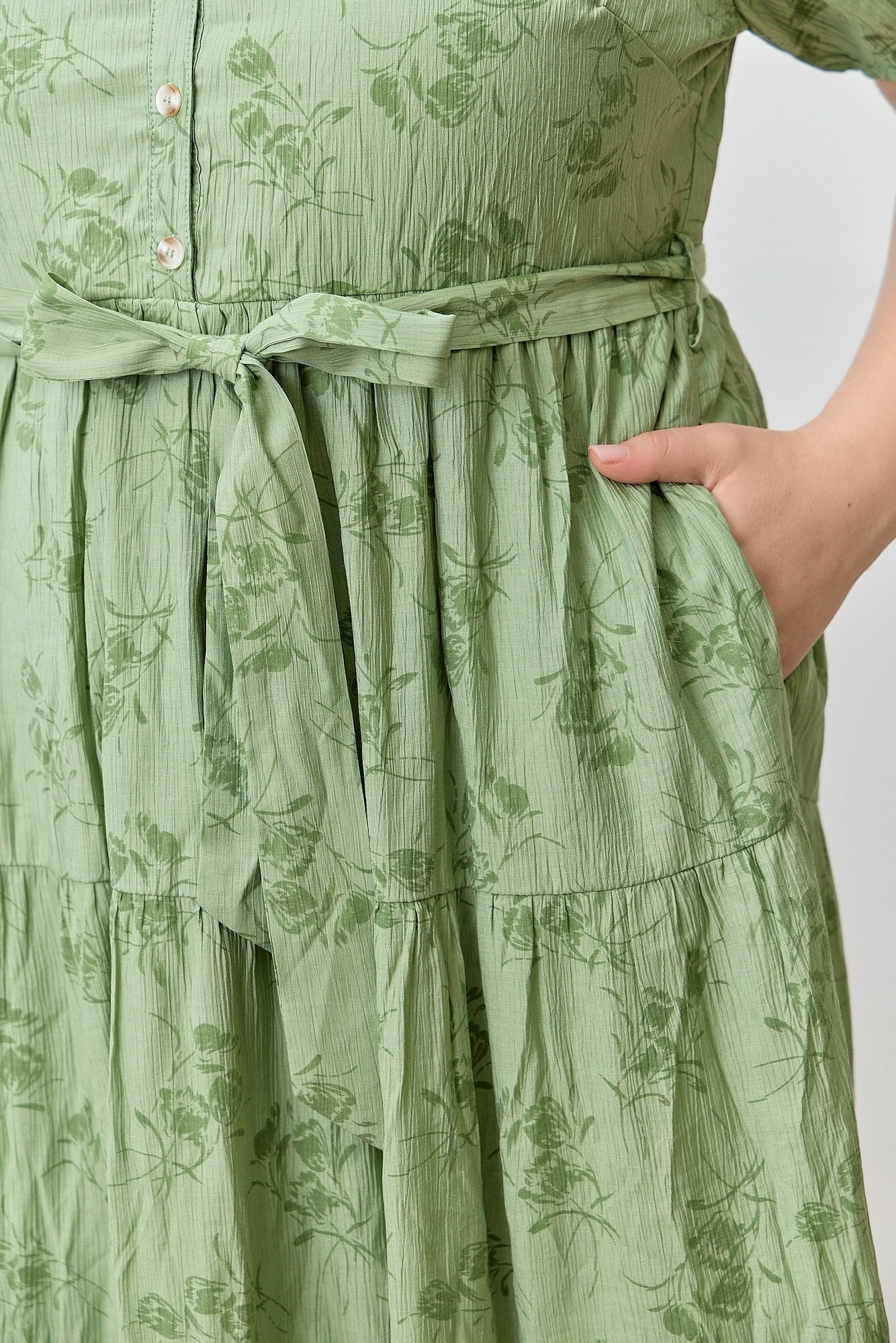 Dress It Up Green dress from Ivy & Grace womens boutique