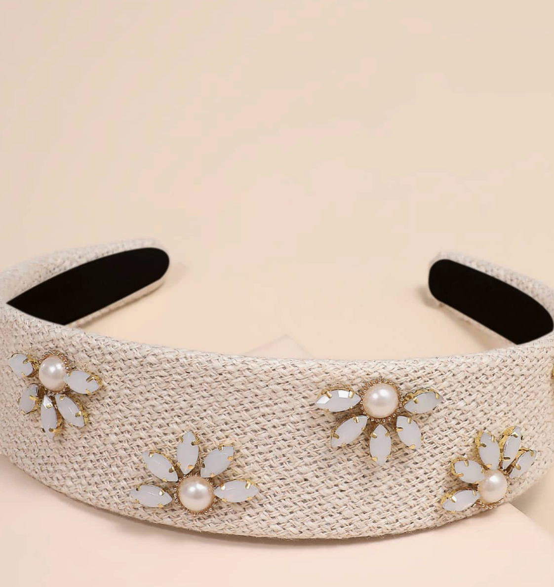 Half Embellished Headband boutique style from Ivy & Grace womens boutique