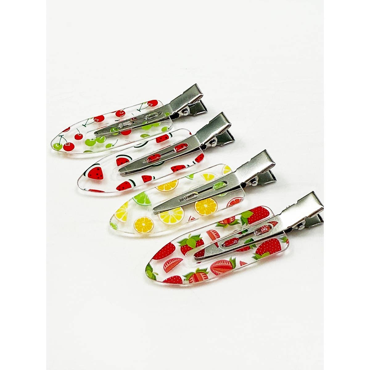 Fruit Print Styling Duck Bill Clips for Styling boutique style from Ivy & Grace womens boutique