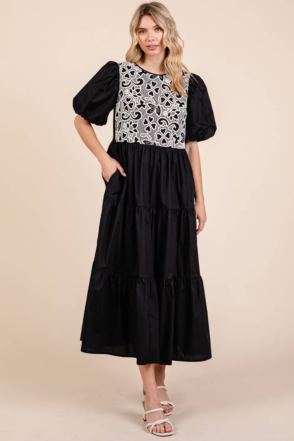 Embroidery Lace boutique style from Ivy & Grace womens boutique