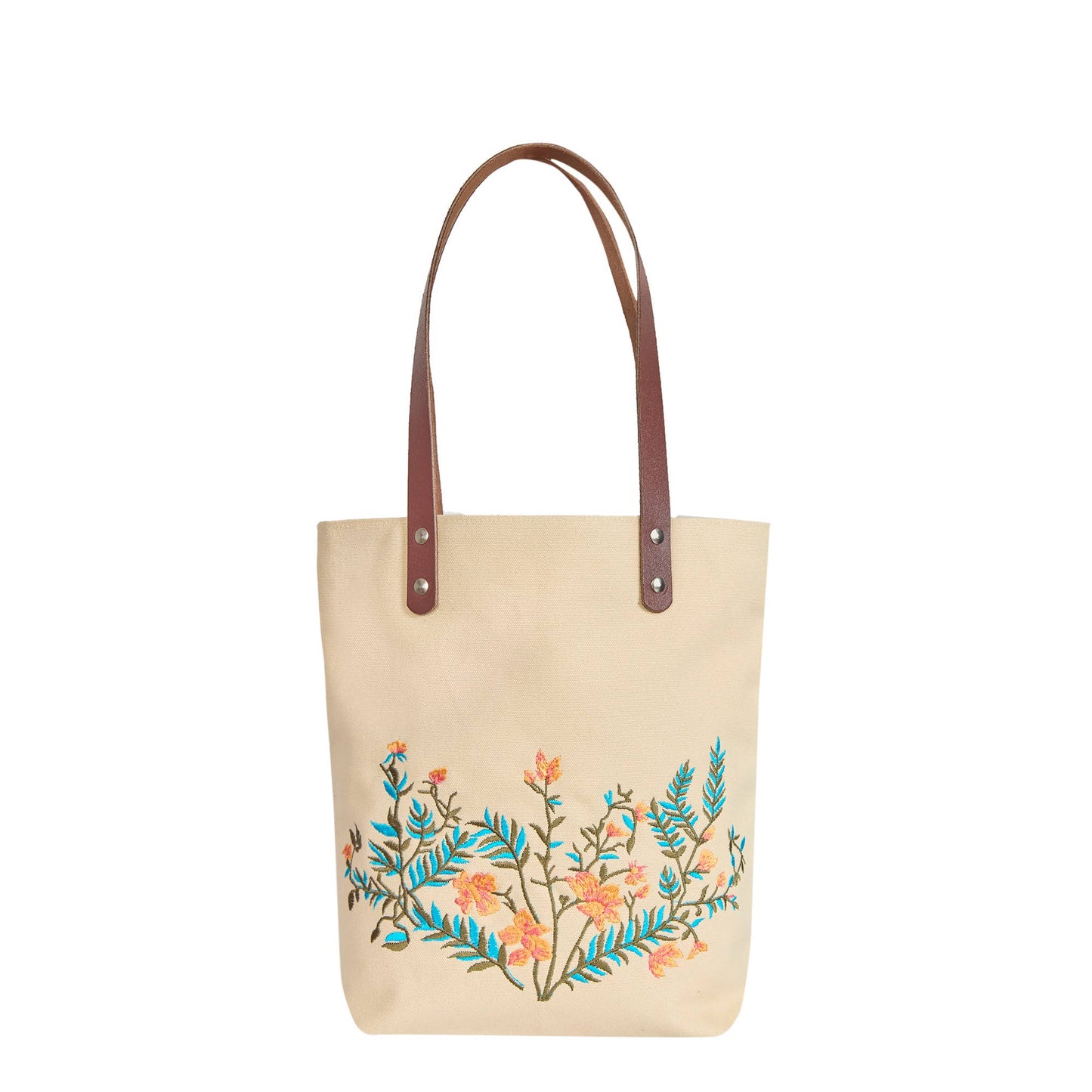 Floral Embroidered Canvas Tote boutique style from Ivy & Grace womens boutique