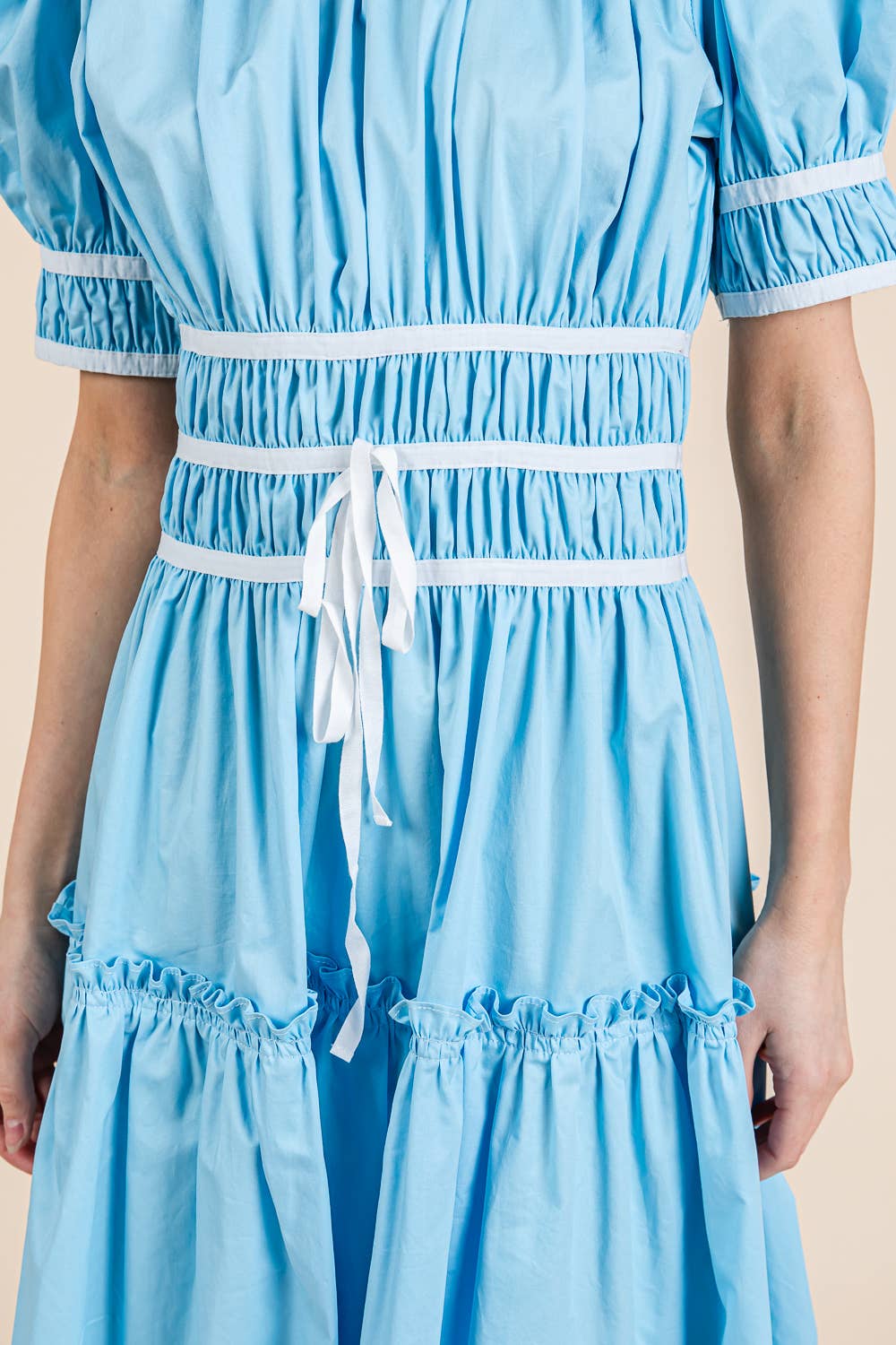 Piping Fit & Flare Maxi Dress dress from Ivy & Grace womens boutique