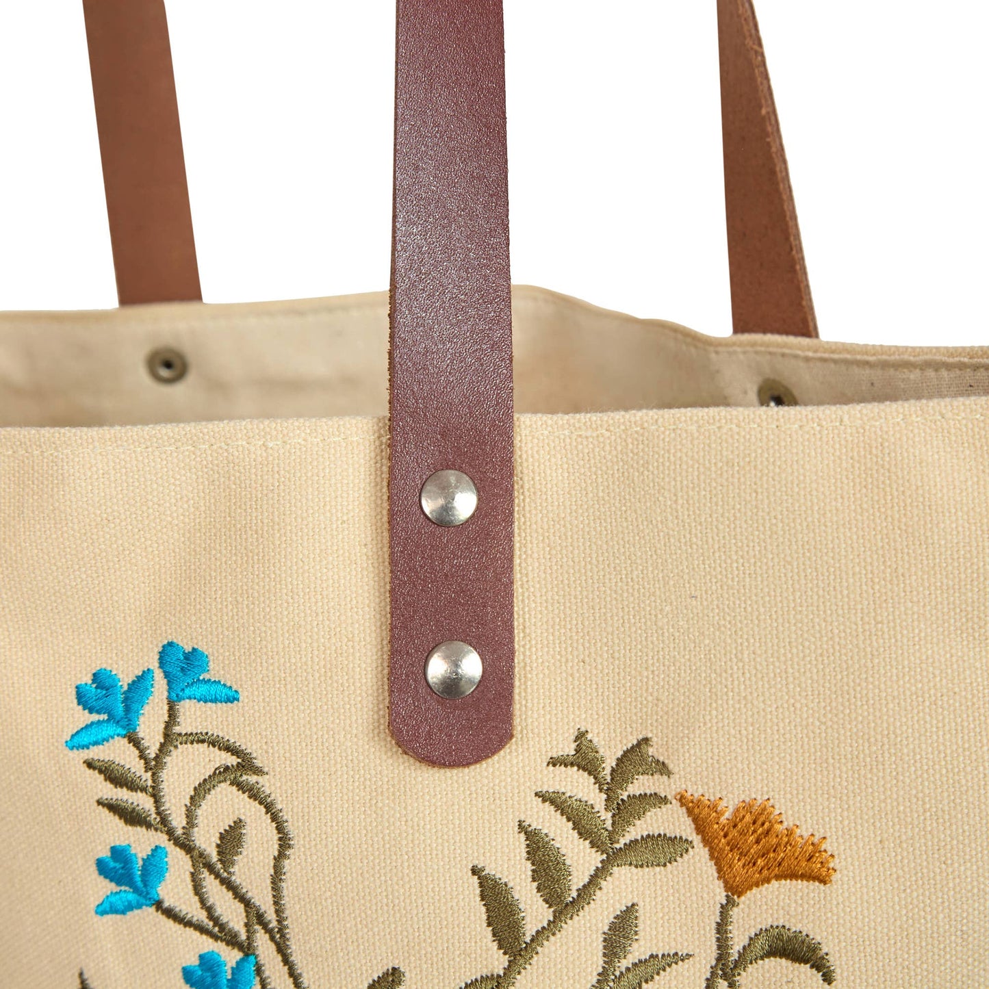 Floral Embroidered Canvas Tote boutique style from Ivy & Grace womens boutique